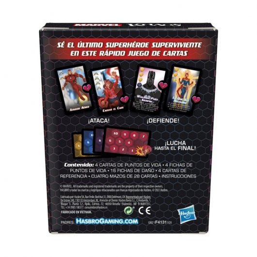 Hasbro Gaming Marvel Khaos Juego de Mesa