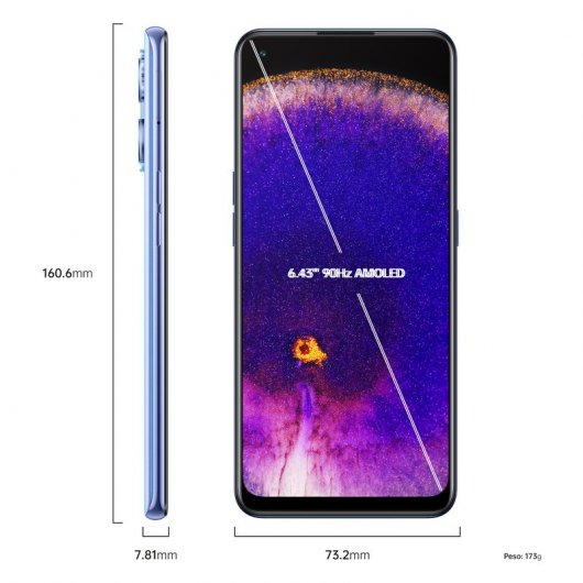 OPPO Find X5 Lite 5G 8/256GB Azul Libre