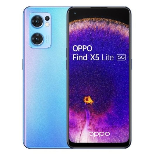 OPPO Find X5 Lite 5G 8GB 256GB 6.43" Bleu