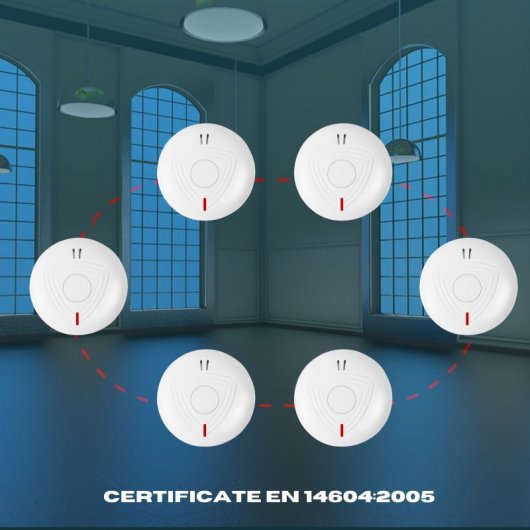 Anka Pack 2 Unidades Detector de Humo Autónomo Interconectado