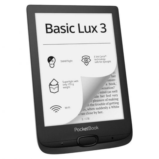 PocketBook Basic Lux 3 eReader 6" 8GB Negro