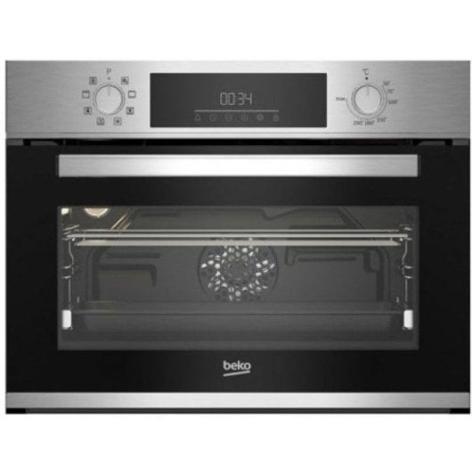 Forno Multifunções Beko BBCM12300X Hidrolítico 48L 45cm Classe A com Grill Inox