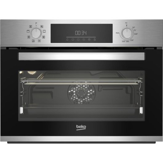 Forno Multifunções Beko BBCM12300X Hidrolítico 48L 45cm Classe A com Grill Inox