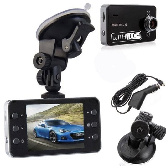 Withtech Cámara para Coche 1280P