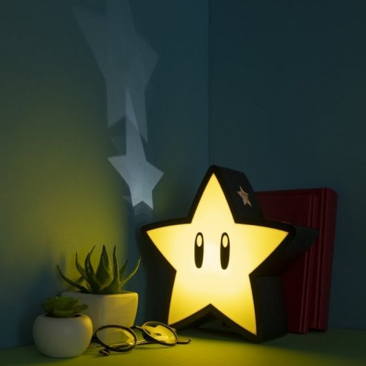 Paladone Lámpara Proyectora Super Mario Super Star