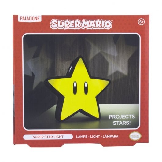 Paladone Lámpara Proyectora Super Mario Super Star