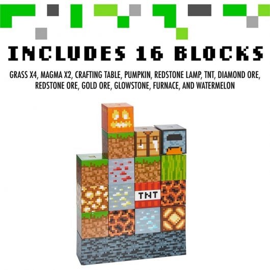 Lampe de construction de blocs Paladone Minecraft