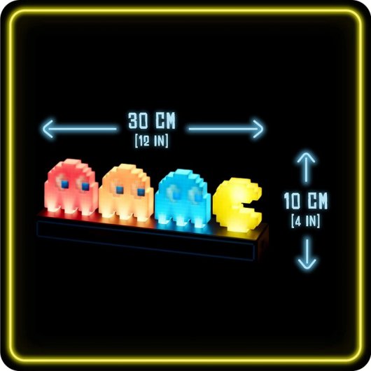 Paladone Pac Man Lámpara Comecocos y Fantasmas