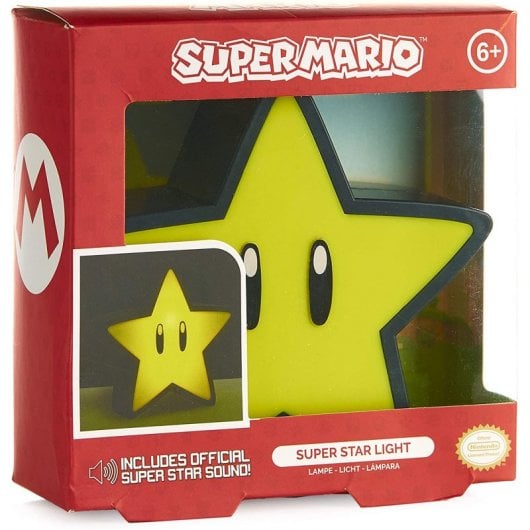 Paladone Lámpara Super Mario Super Star