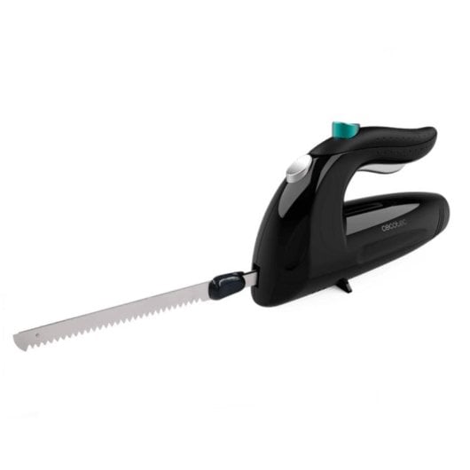 Cuchillo eléctrico Cecotec Cut-Eat 1800 Black 150W 3 cuchillas acero inoxidable