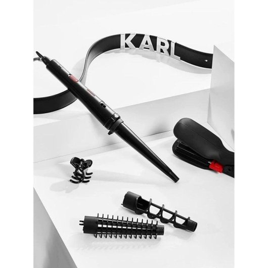 Multistyler Rowenta CF422LF0 48W Ceramica 9 Accessori Colpo Freddo Nero Rosa