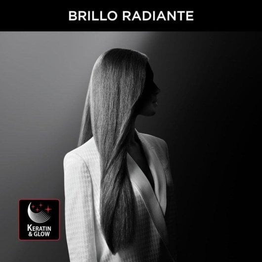 Prancha de Cabelo Cerâmica Turmalina Rowenta Extra Liss SF411LF0 230ºC 6 Definições Placas Largas Desligar Automático Visor LED Preto