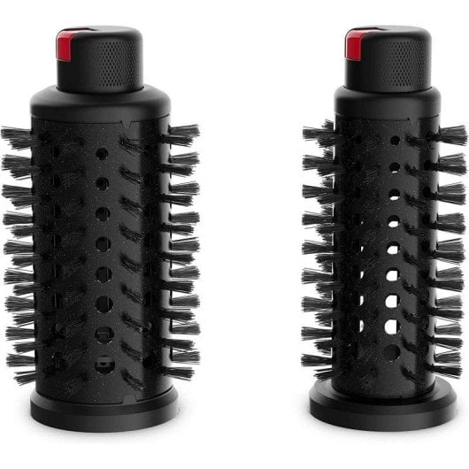 Brosse Soufflante Rowenta K/Pro Stylist 750W ionique kératine 2 Températures Rotation Automatique Noir Rouge