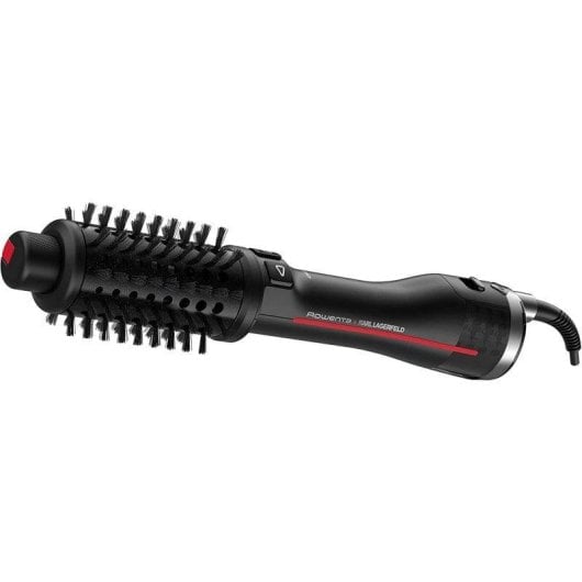 Escova Modeladora Rowenta K/Pro Stylist CF961L 750W Iónica Queratina 2 Temperaturas Rotação Automática Preto/Vermelho