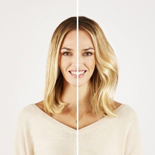 Escova de Ar Quente Rotativa Rowenta Brush Activ Ultimate Care Cerâmica Quartzo 50mm 80°C 3 Velocidades Iónica Cobre Branco