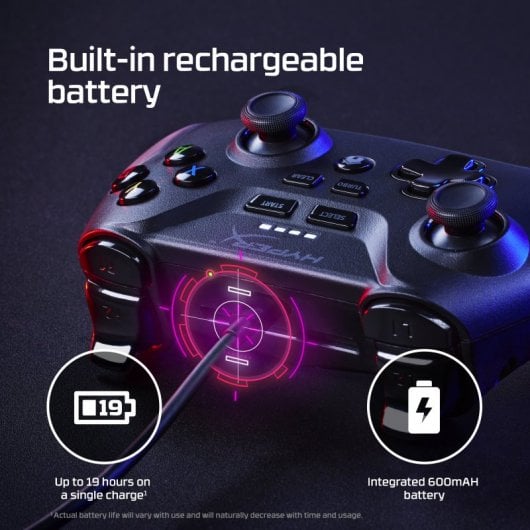 Manette de jeu sans fil HyperX Clutch noir