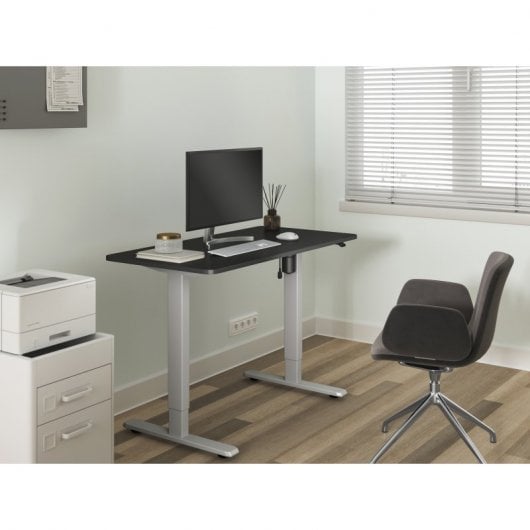 Equip Mesa Eléctrica Ergonómica Elevable con Altura Regulable 120x60 Gris