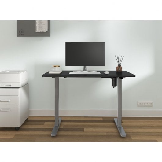 Equip Mesa Eléctrica Ergonómica Elevable con Altura Regulable 120x60 Gris