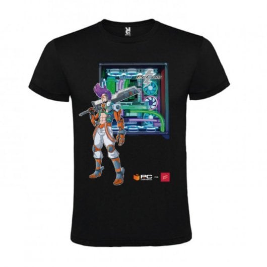 PcCom Camiseta Gaming Negra