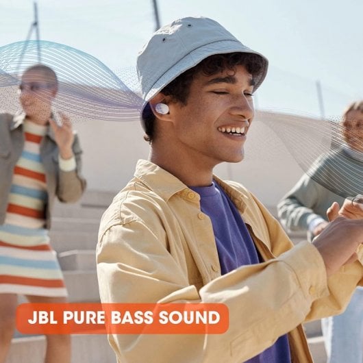 JBL Tune 130NC TWS True Wireless Kopfhörer mit Geräuschunterdrückung, Weiß