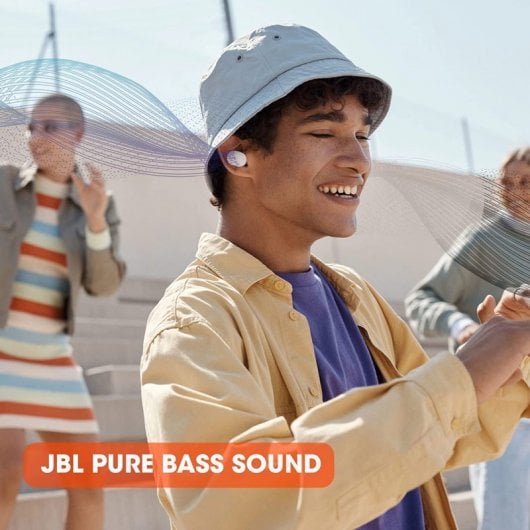 JBL Tune 130NC TWS True Wireless Casque avec suppression du bruit Blanc