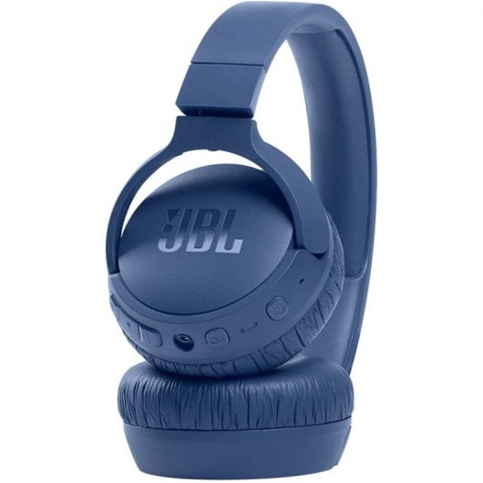 JBL Tune 660NC Auscultadores Sem Fios com Cancelamento de Ruído Ativo Azuis