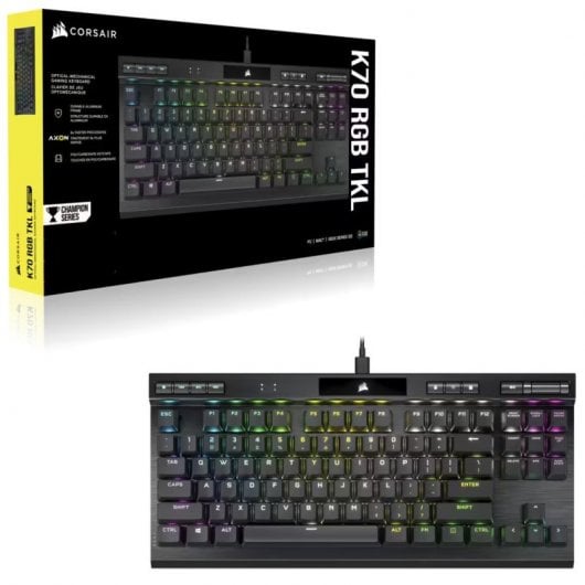Corsair K70 RGB TKL Champion Series Teclado Óptico-Mecánico Negro