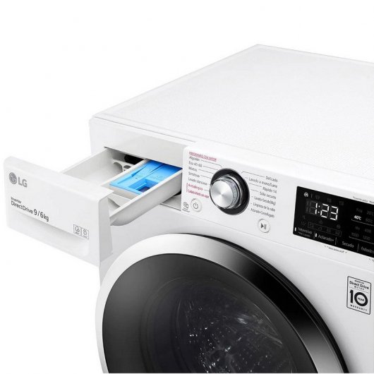 LG F4DV3109S2W Lavasecadora Carga Frontal 9Kg/6Kg E Blanca