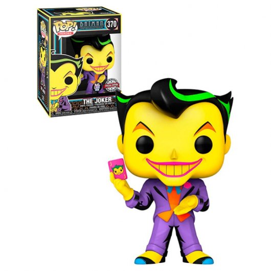 Funko Pop DC Schwarzlicht Joker Mehrfarbig