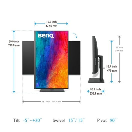 Benq PD3205U 31,5" DEL IPS UltraHD 4K USB-C