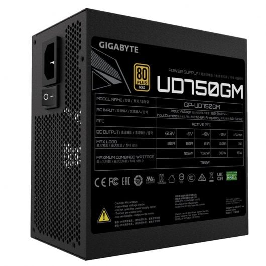 Gigabyte GP-UD750GM 750W 80 Plus Oro Modulare