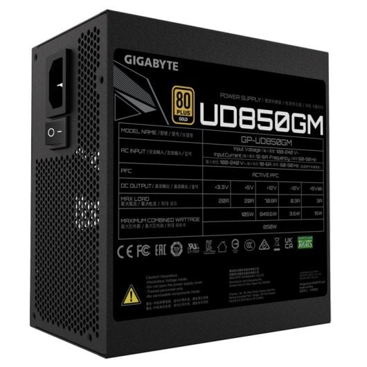 Gigabyte GP-UD850GM 850W 80 Plus Oro Modulare