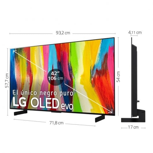 LG OLED42C24LA 42" OLED UltraHD 4K HDR10 Pro
