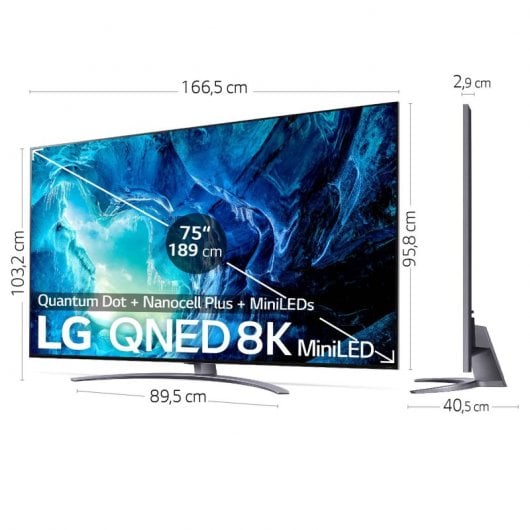 LG 75QNED966QA Mini LED QNED da 75" 8K HDR10 Pro