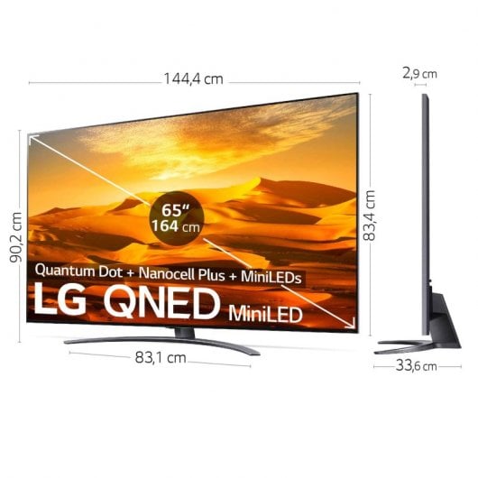 LG 65QNED916QA 65" QNED MiniLED UltraHD 4K HDR10 Pro