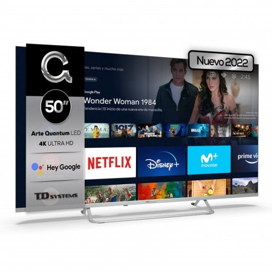 TD Systems K50DLX14GLQ 50" QLED UltraHD 4K Quantum HDR10