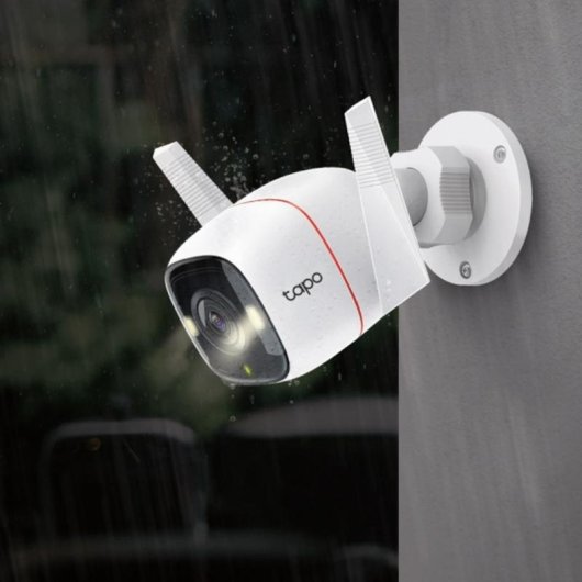 Tapo C320WS Cámara de Vigilancia Exterior, 2K QHD, Detección IA Gratuita, Visión Nocturna a Color