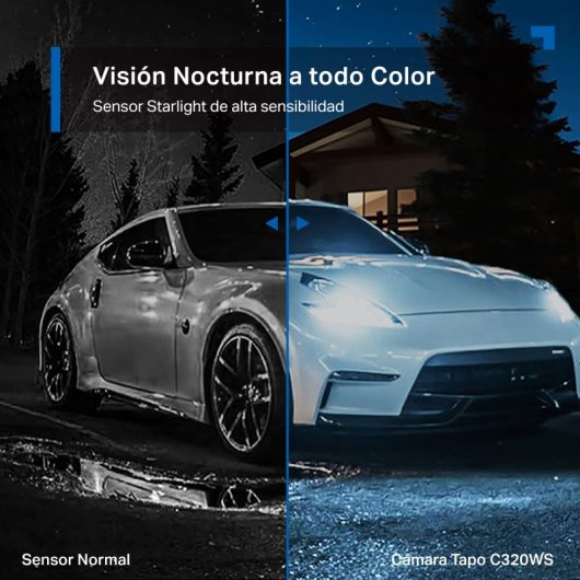 Tapo C320WS Cámara de Vigilancia Exterior, 2K QHD, Detección IA Gratuita, Visión Nocturna a Color