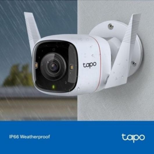 Tapo C320WS Cámara de Vigilancia Exterior, 2K QHD, Detección IA Gratuita, Visión Nocturna a Color