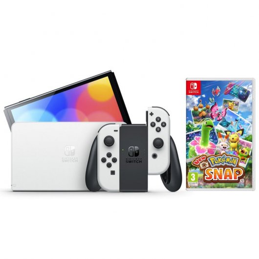 Nintendo Switch OLED Blanca + New Pokémon Snap