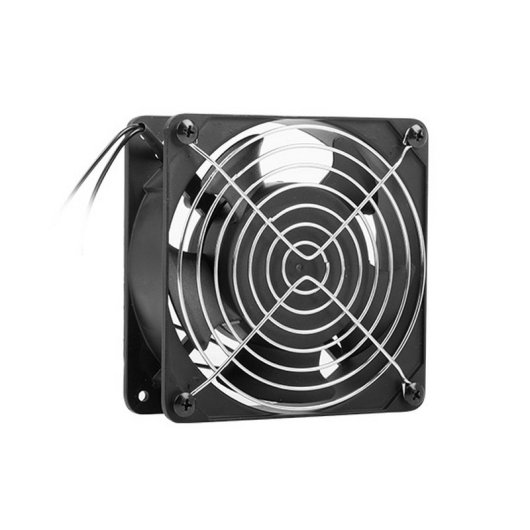 Ventilator Lanberg AK-1501-B 120mm 230V voor 19" wandrack, zwart, 46CFM, 40dB