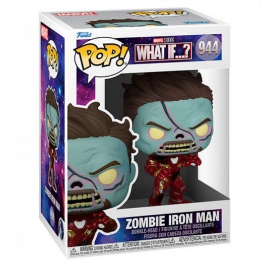 Funko Pop Marvel E se Iron Man Zombie