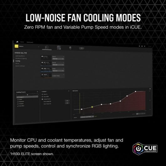 Kit di raffreddamento a liquido Corsair iCUE H100i RGB ELITE Liquid