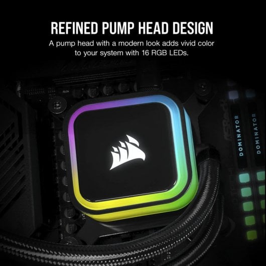 Kit di raffreddamento a liquido Corsair iCUE H100i RGB ELITE Liquid