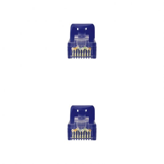 Nanocable Netzwerkkabel RJ45 LSZH Cat.6A UTP AWG24 0,5m Blau