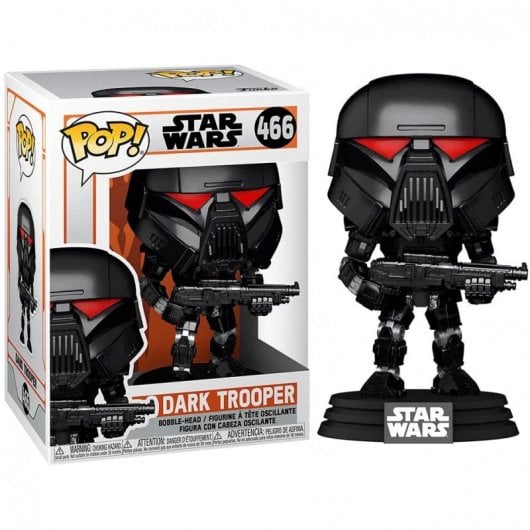 Funko Pop Star Wars The Mandalorian Dark Trooper Soldado Oscuro