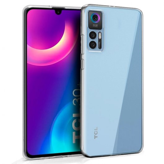 Cool Funda Silicona Transparente para TCL 30 Plus/TCL 30 5G