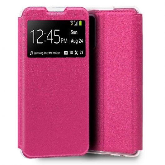 Cool Flip Cover Capa Lisa para Xiaomi Redmi Note 11 Pro/Note 11 Pro 5G/Poco X4 Pro 5G Rosa