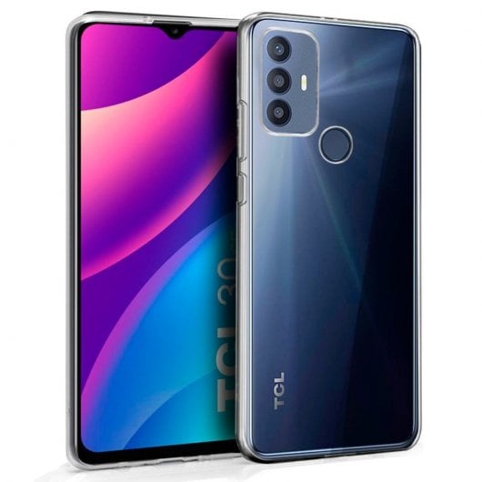 Estojo de silicone transparente legal para TCL 30 SE/TCL 30E