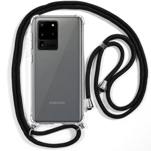 Coole schwarze Kordelhülle für Samsung Galaxy S20 Ultra 5G G988